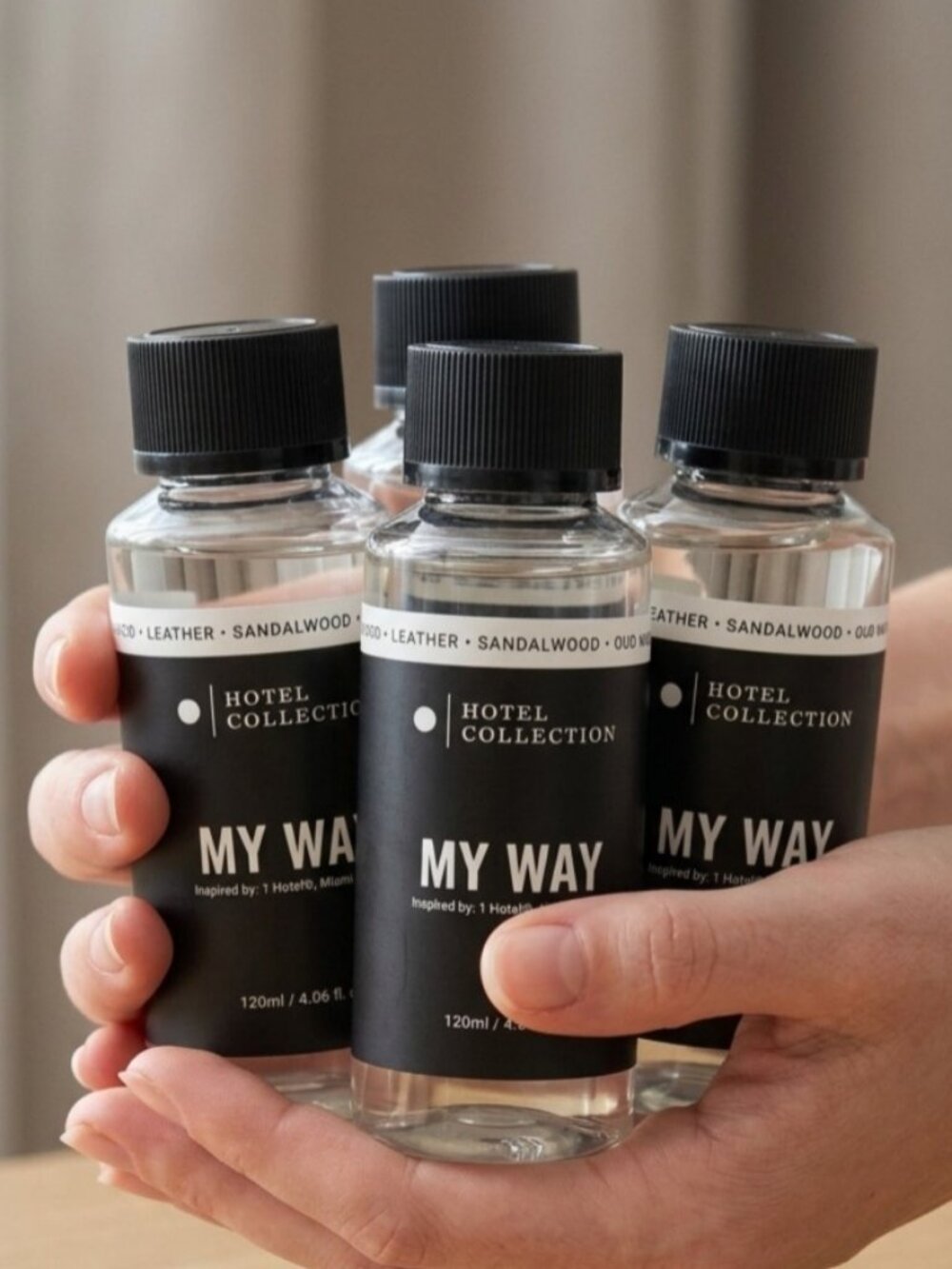 Oil MyWay Hotel Essential Collection Scent Diffuser 120ml Luxury(Pack of 4)